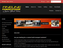 Tablet Screenshot of finelinefabrications.com.au